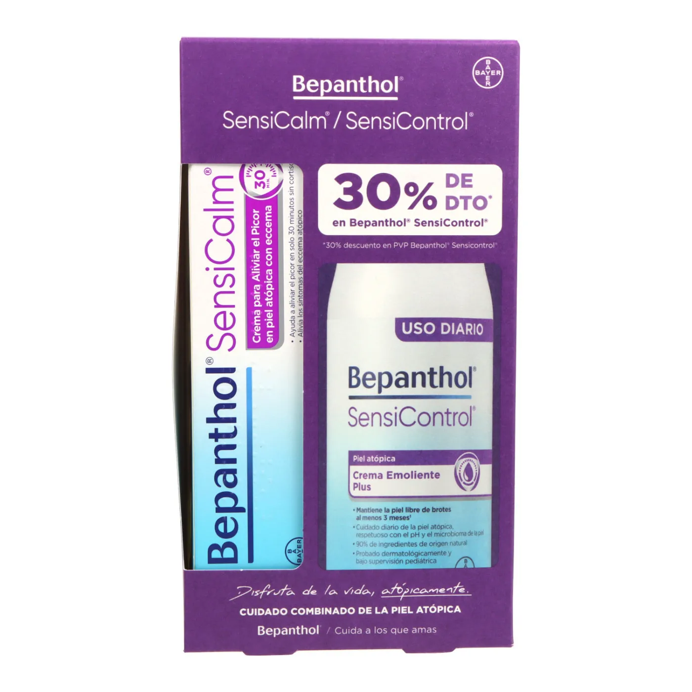 Bepanthol Crema Emoliente Plus Sensicontrol 400ml + Crema Sensicontrol 50g