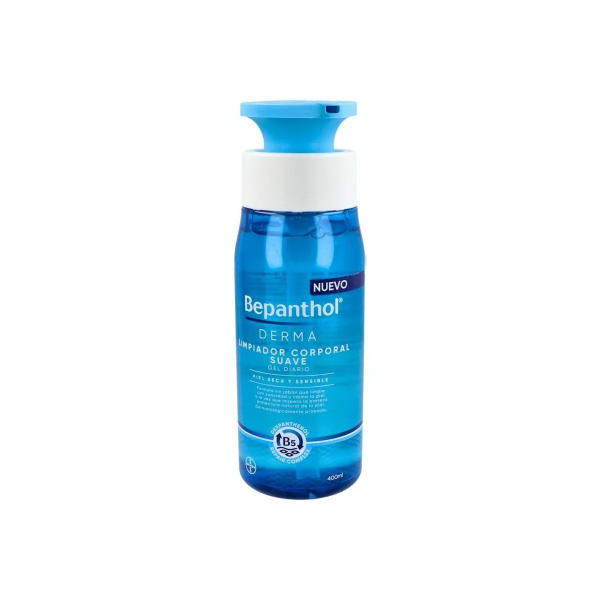 Bepanthol Derma Limpiador Corporal Suave Gel Diario 400 Ml