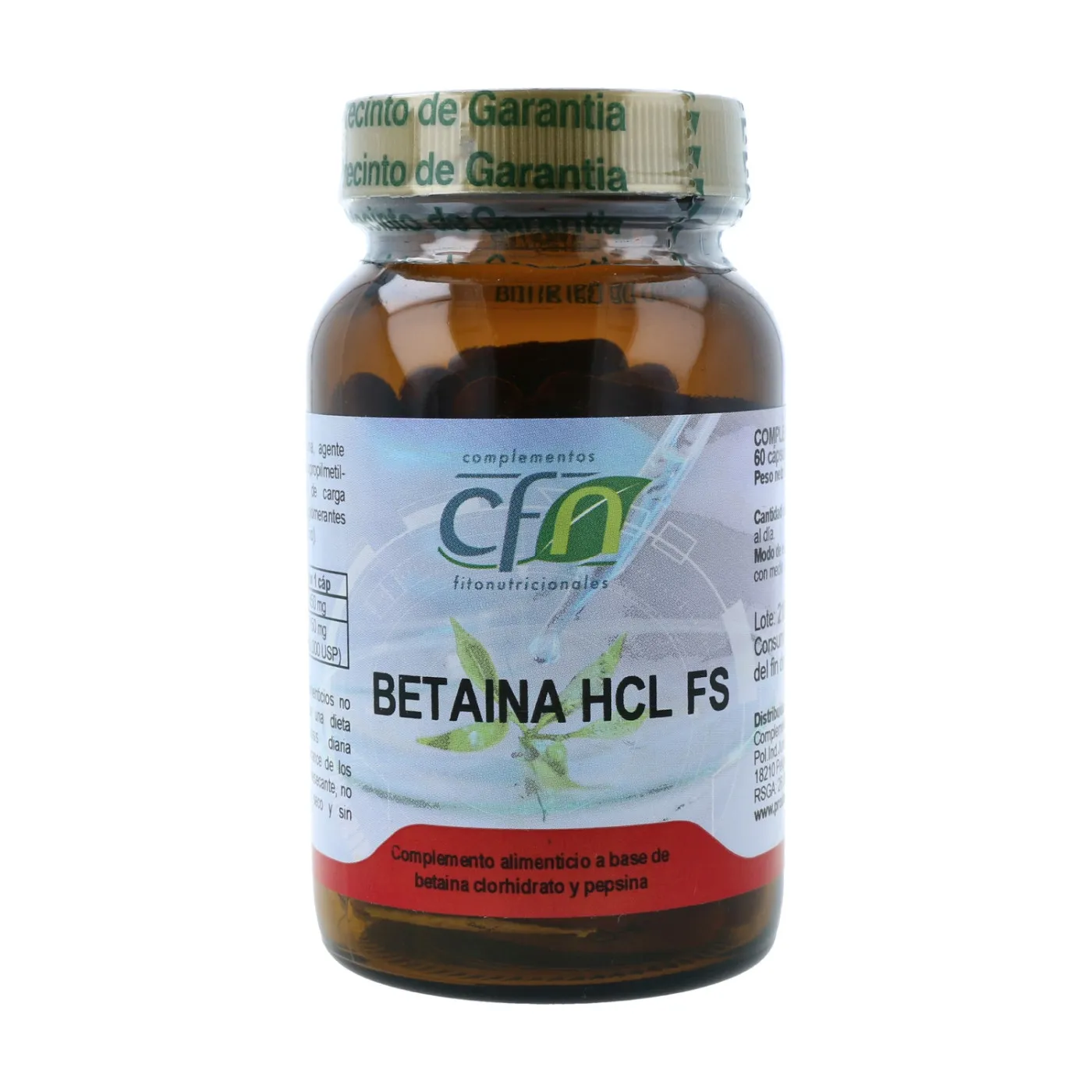Betaina Hcl Fs 60 Capsulas Cfn