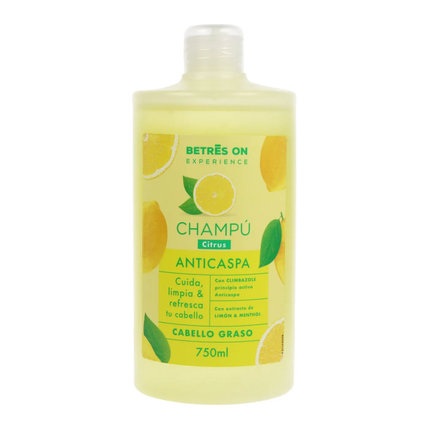 Betres Champu Citrus Anticaspa Cabello Graso 500