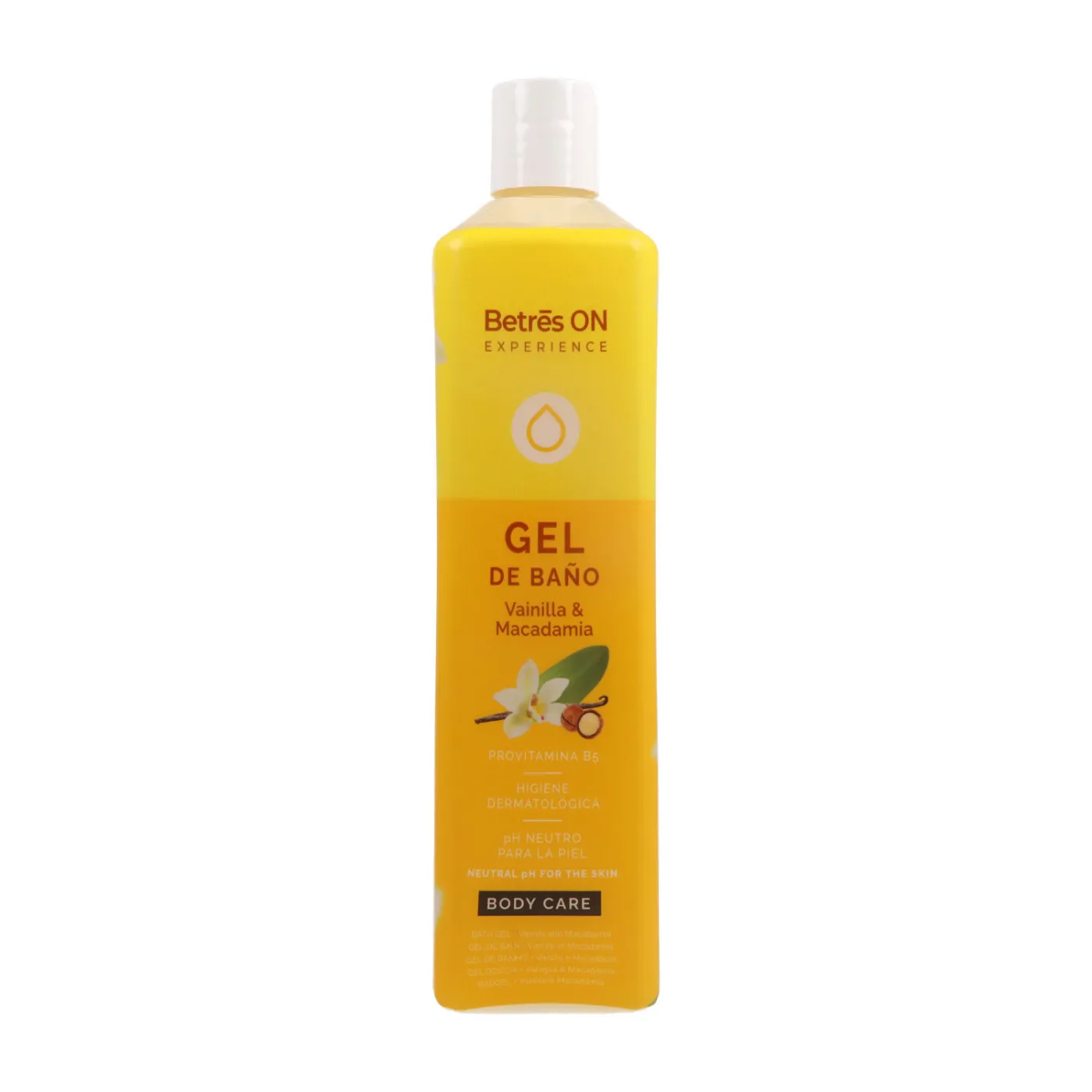 Betres Gel De Baño Vainilla Y Macadamia 750 ml