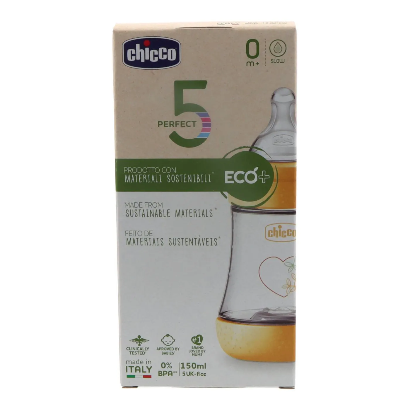 Biberon Pp Tetina Silicona Chicco Perfect5 Eco+