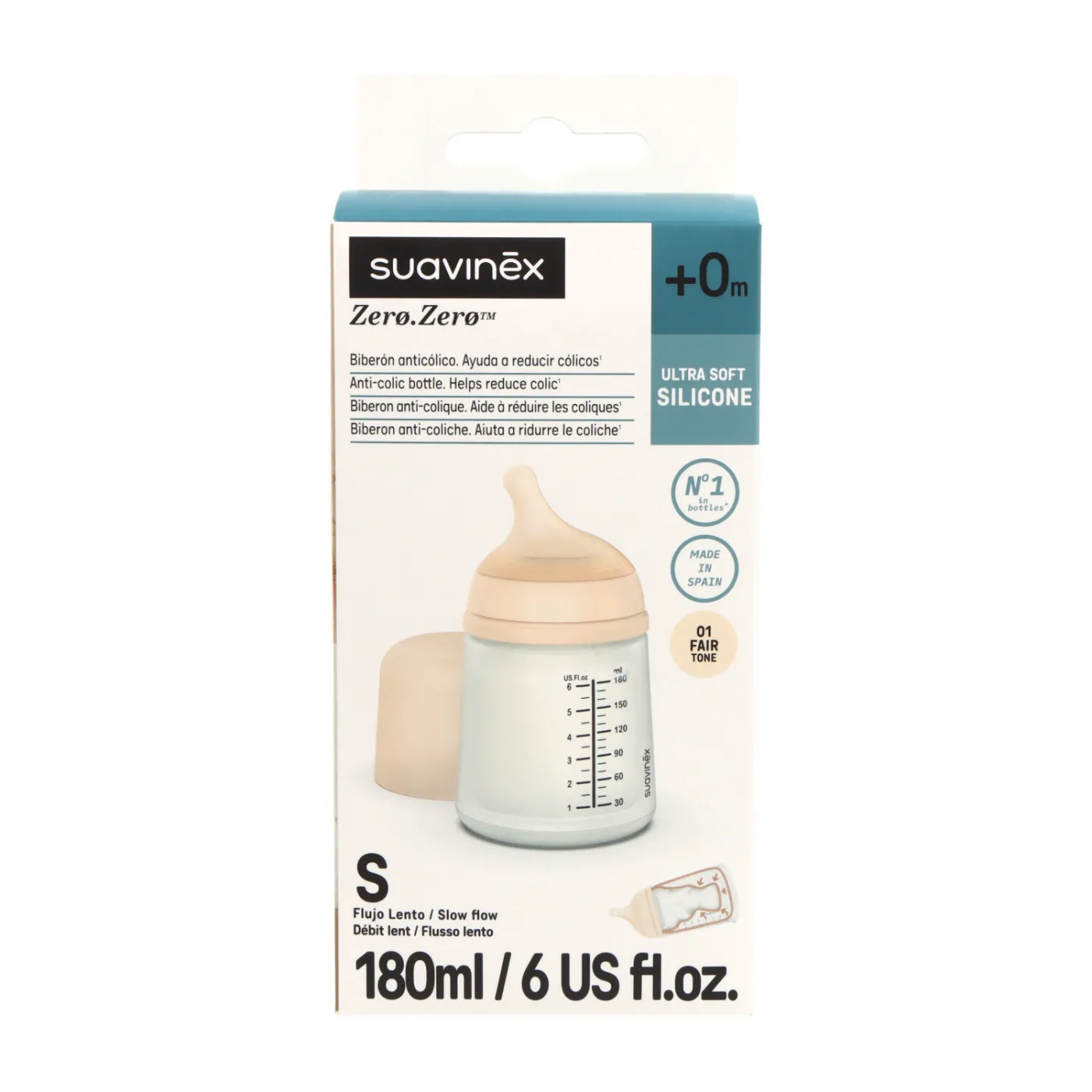 Biberon Suavinex Anticolsilts 180 ml