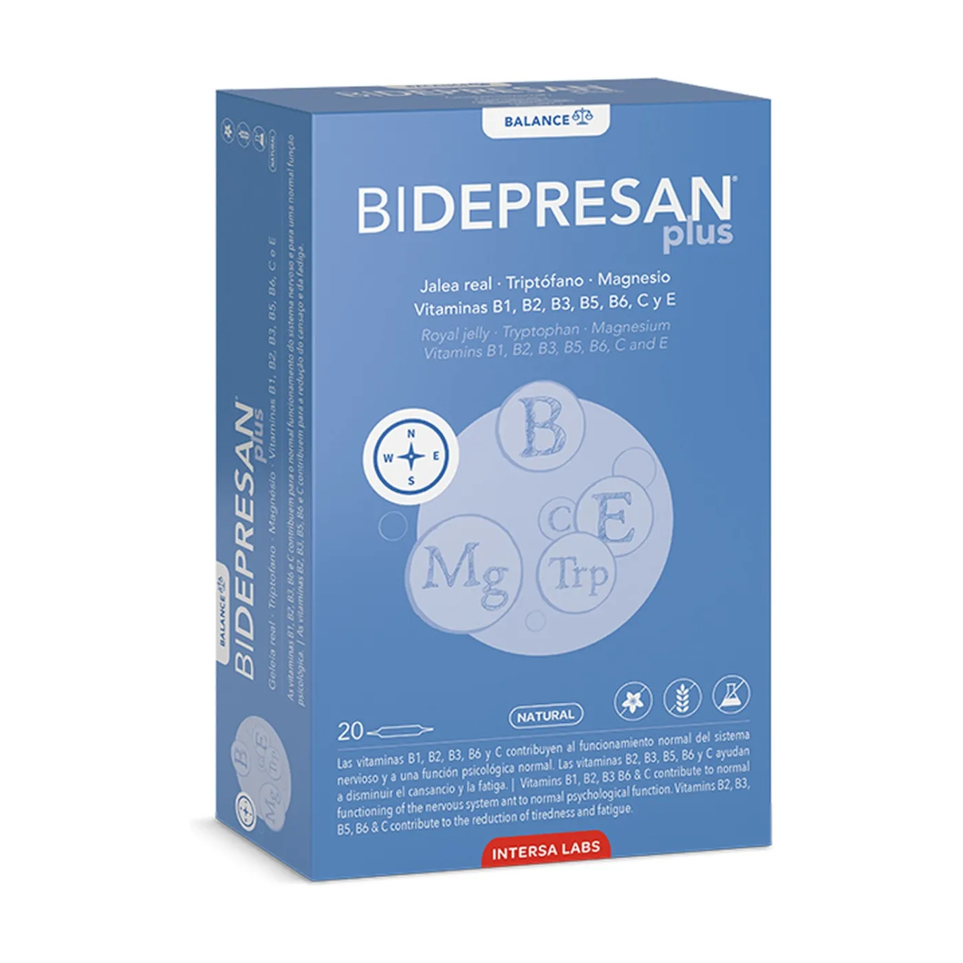 Intersa Bidepresan Plus 20 Ampollas