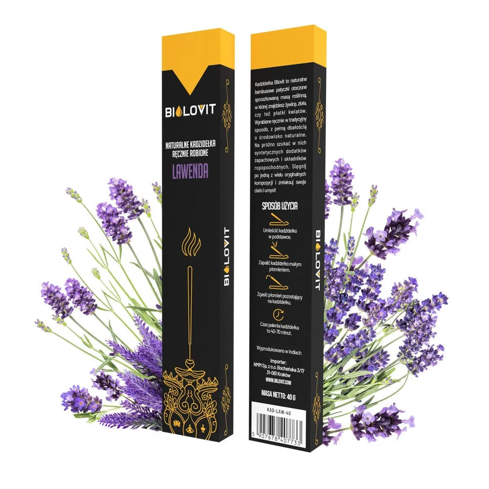 Bilovit Varitas de Incienso Aromático Natural Lavanda - 40 g
