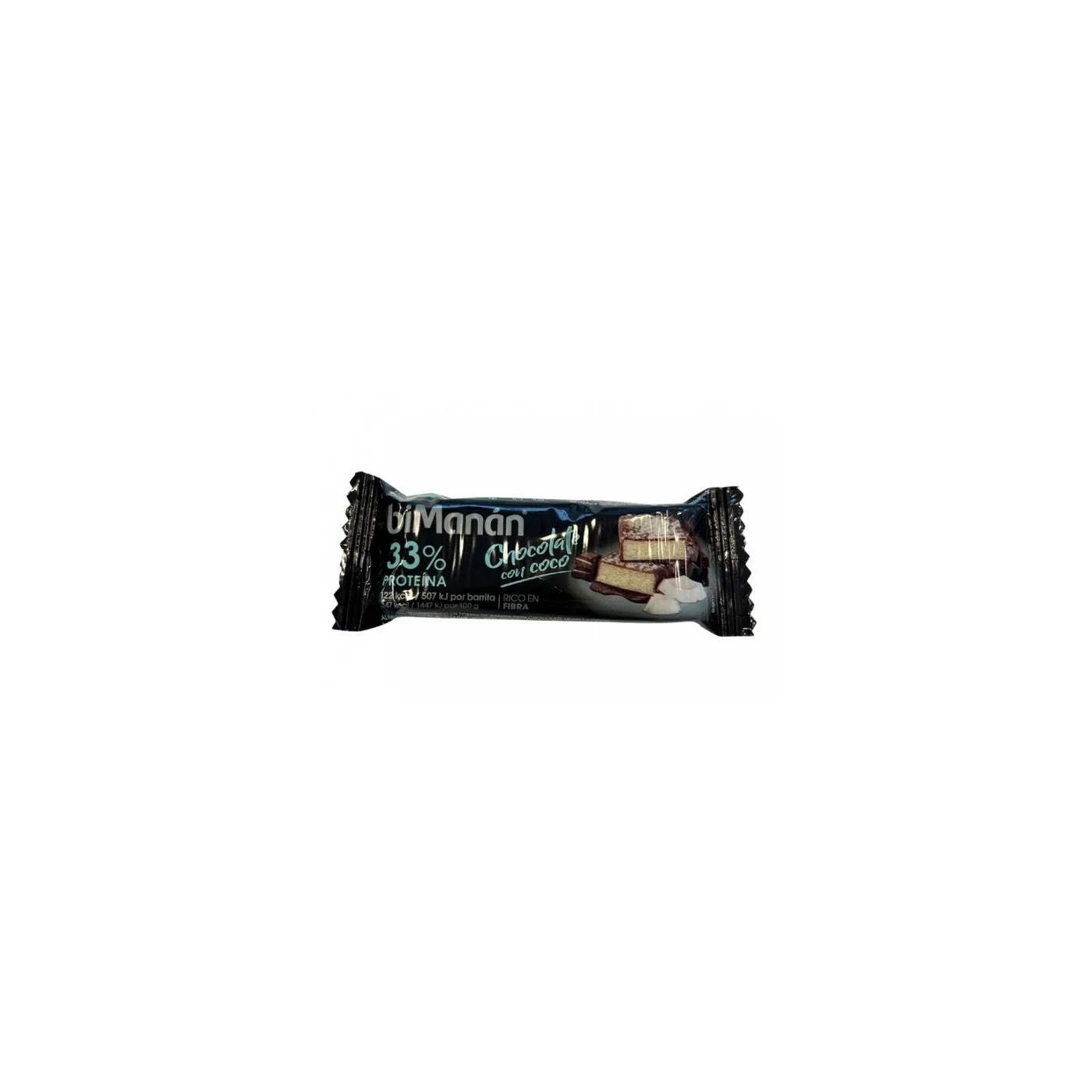 Bimanan Barrita Chocolate Negro Coco 1unidad 35g