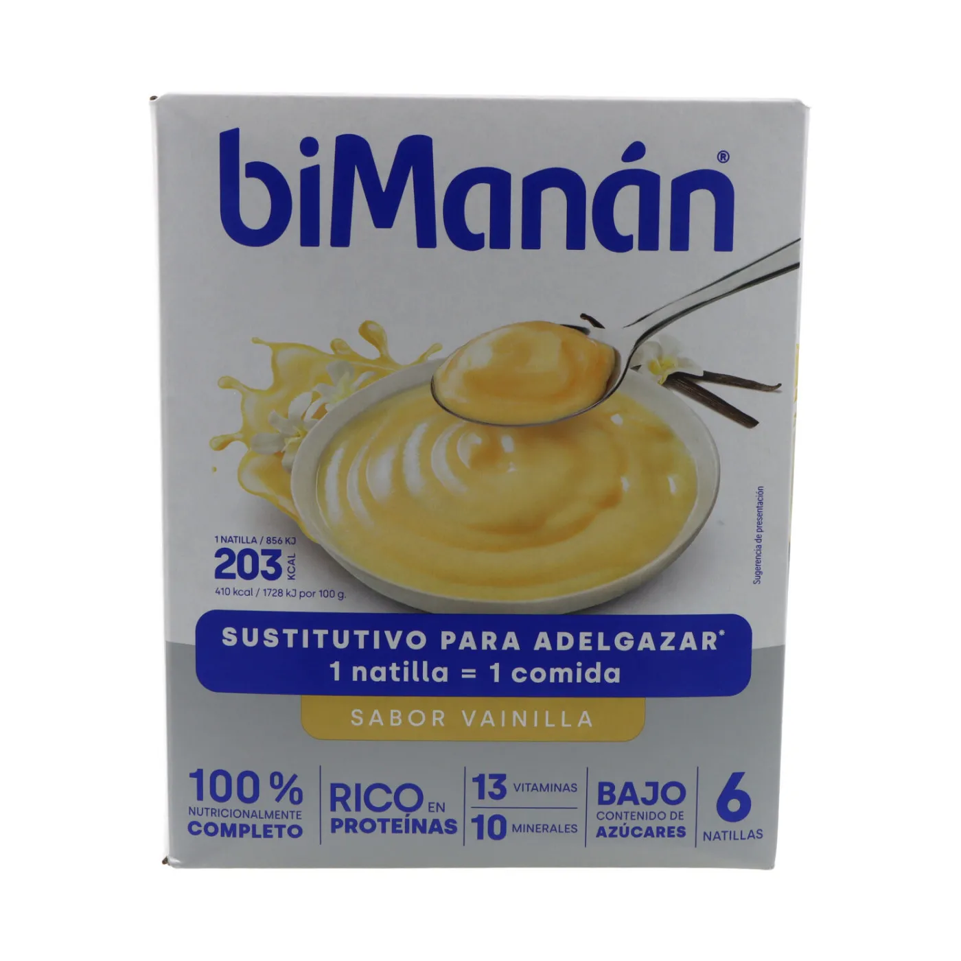 Bimanan Beslim Natillas Vainilla 6 Sobres