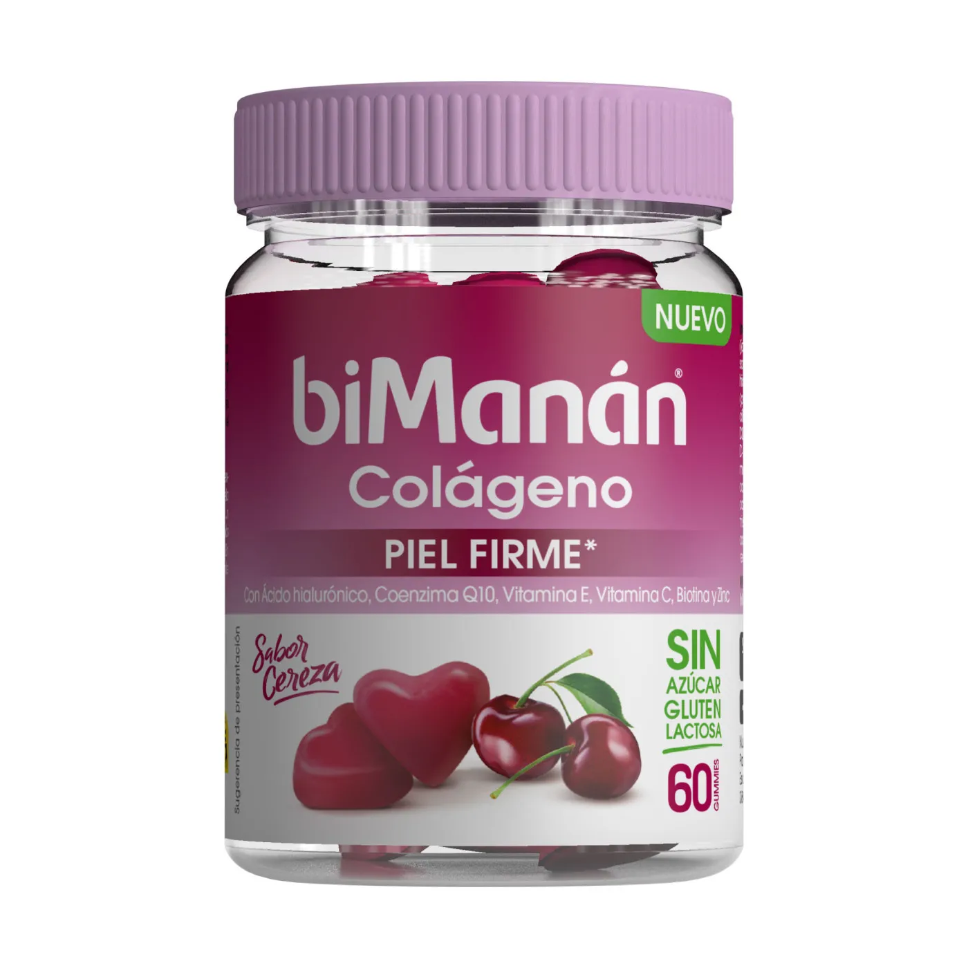 Bimanan Colageno 60 Gummies Sabor Cereza