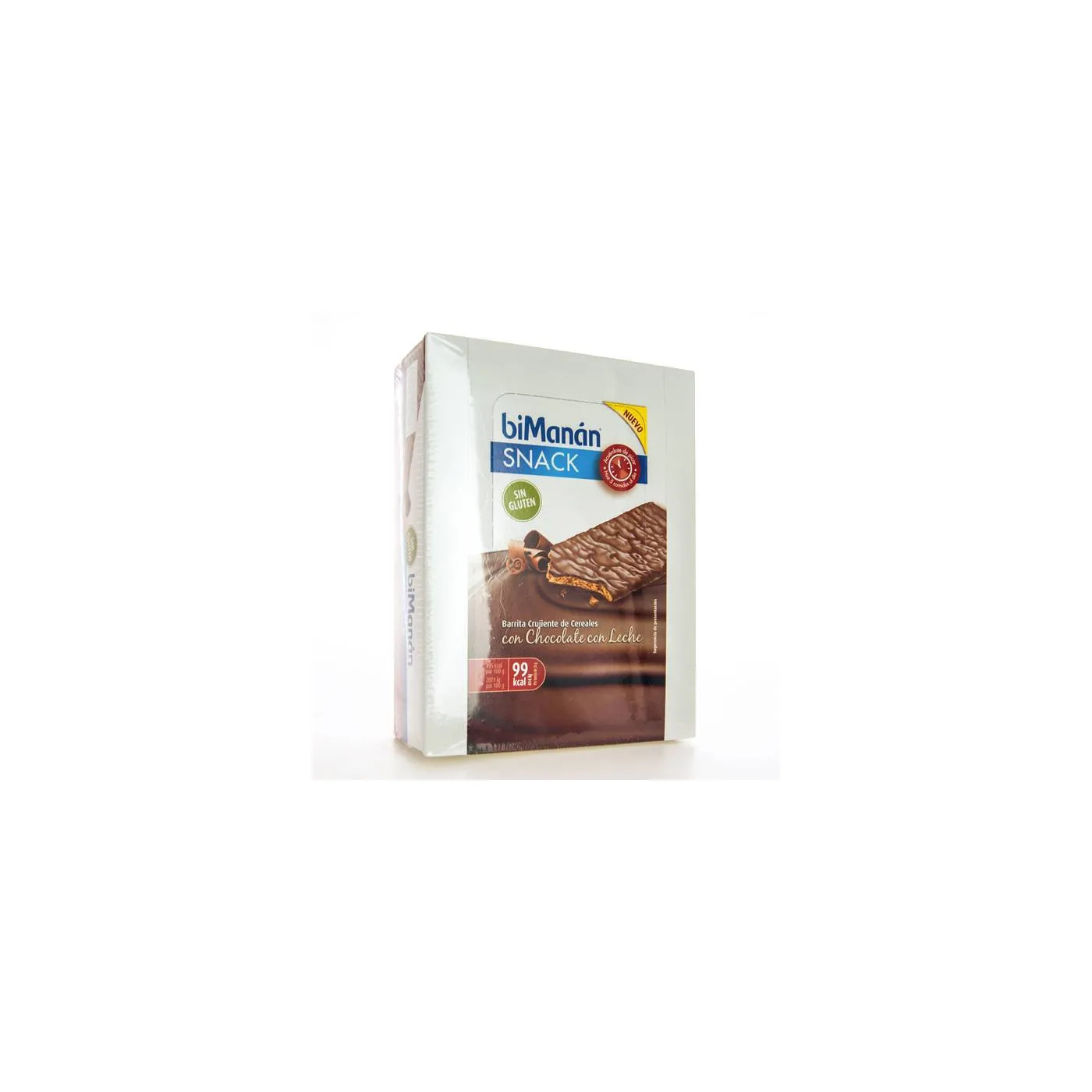 Bimanan Snack Barrita Chocolate Con Leche 20 Uds