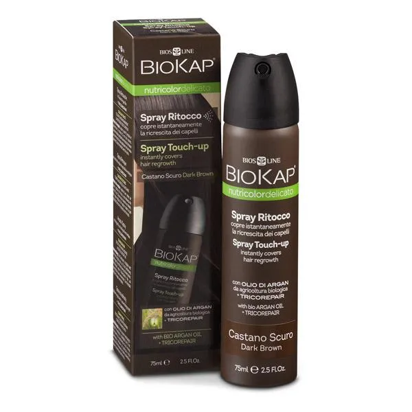 Spray Retoque Marrón Oscuro-75ml-Biokap