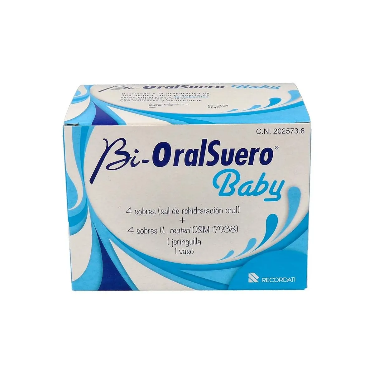 Bioralsuero Baby 4+4 Sobres + Vaso Dosificador + Jeringa