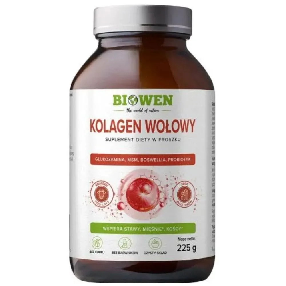Biowen Colágeno de ternera tipo I, II, III - 225 g