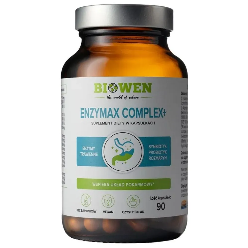 Biowen EnzyMax Complex (Enzimas digestivas) - 90 cápsulas