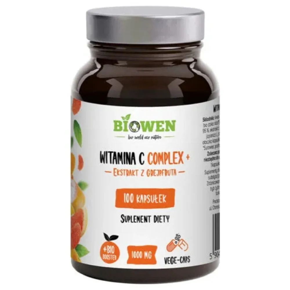 Biowen Complejo de vitamina C + - 100 cápsulas
