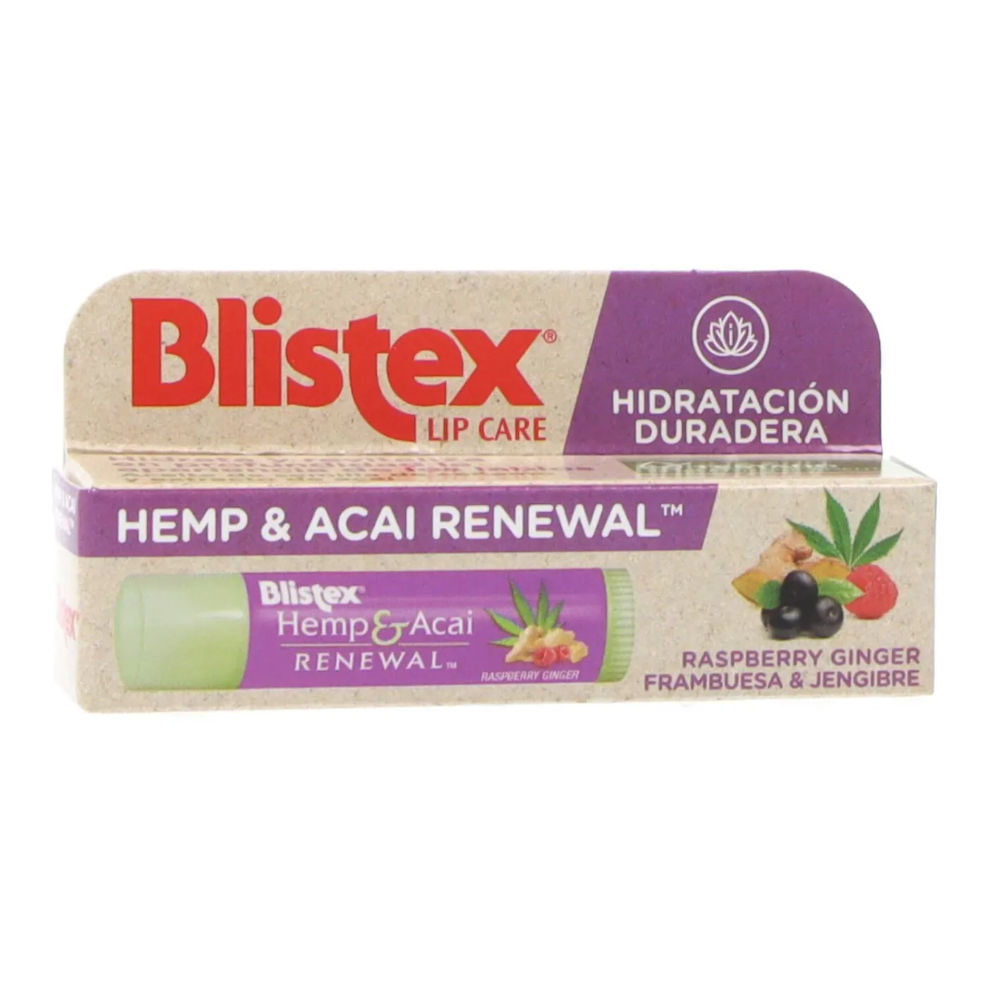 Blistex Hemp Acai Sabor Frambuesa Y Jengibre 425