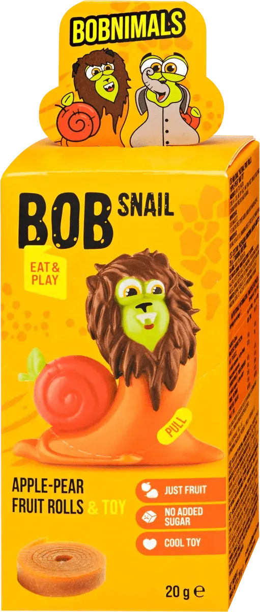 Bob Snail Raya de Manzana y Pera con Juguete - 20 g