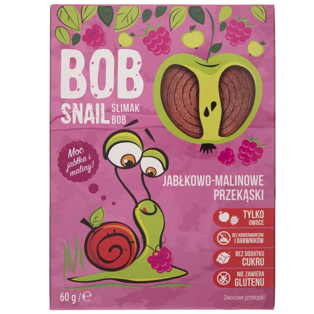 Bob Snail Aperitivo de Manzana y Frambuesa sin Azúcares Añadidos - 60 g