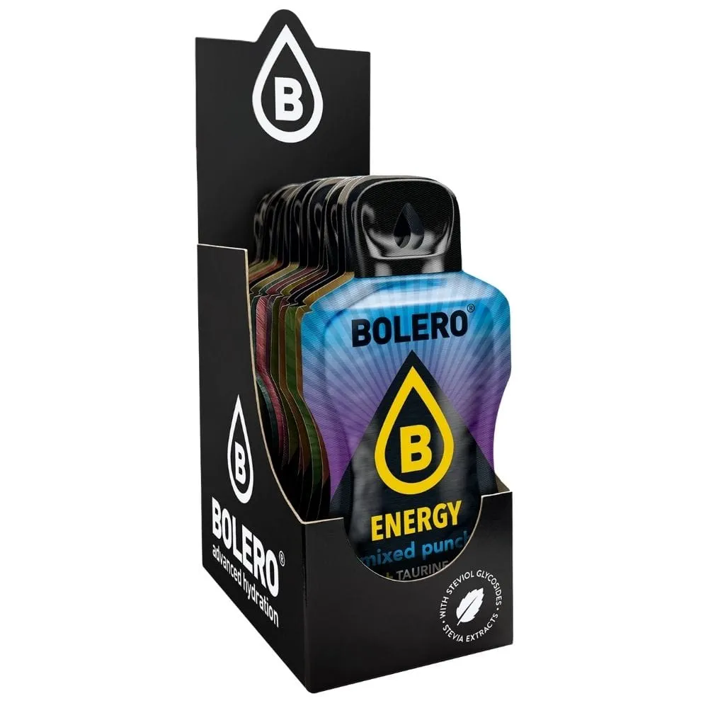 Bolero Bebida Instantánea Energética, Sabores Mixtos - 20 x 14 g