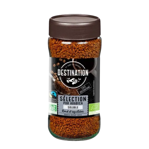 Café Soluble Arábica Puro Orgánico-200g-Destino