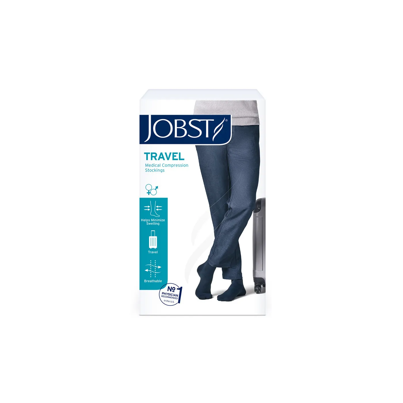 Calcetin Jobst Travel Negro T5