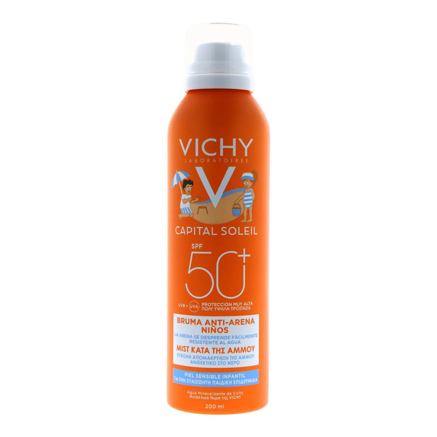 Vichy Capital Soleil Bruma Infantil Spf50+ Anti-arena 200 ml
