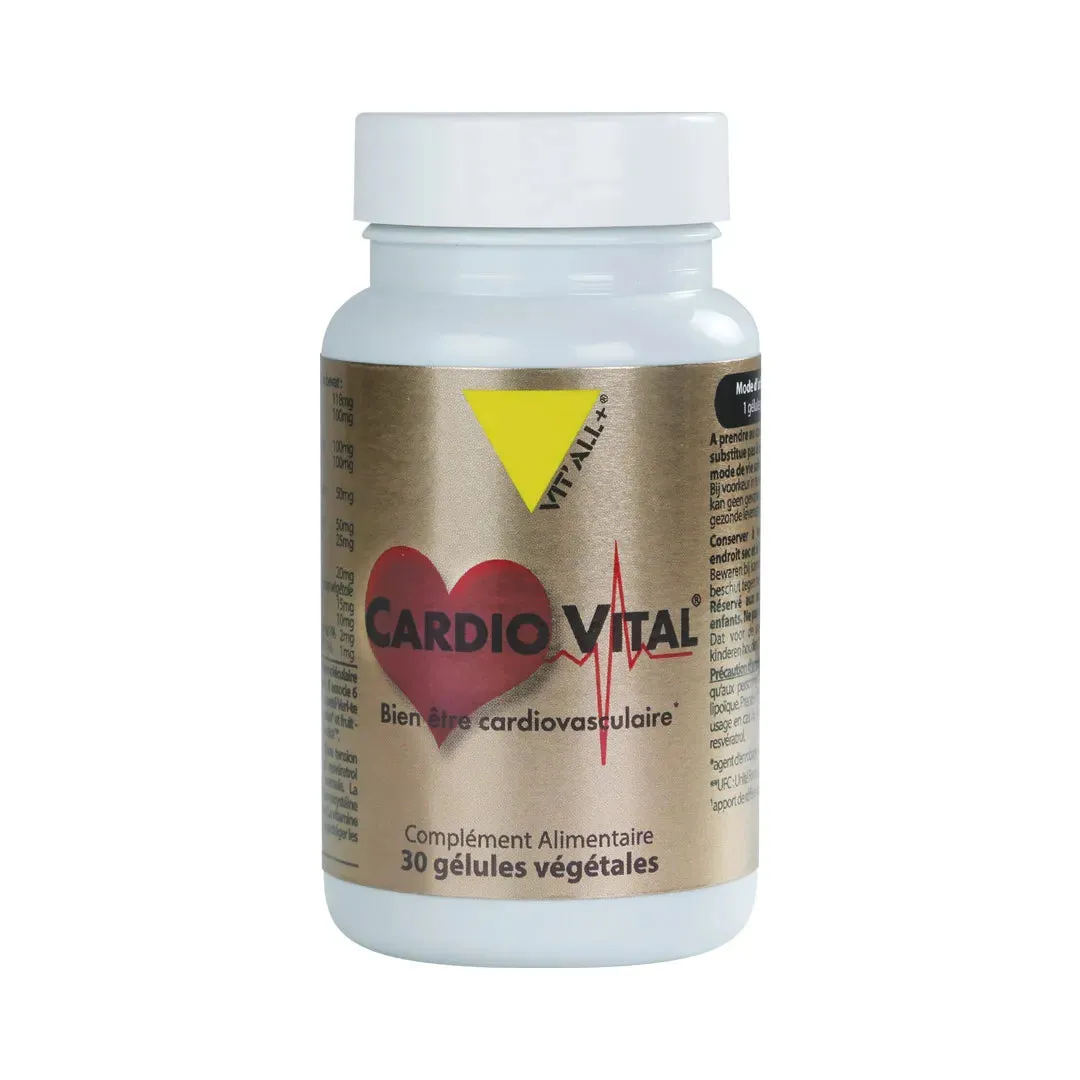 Cardio vital - 30 comprimidos - Vit'all+