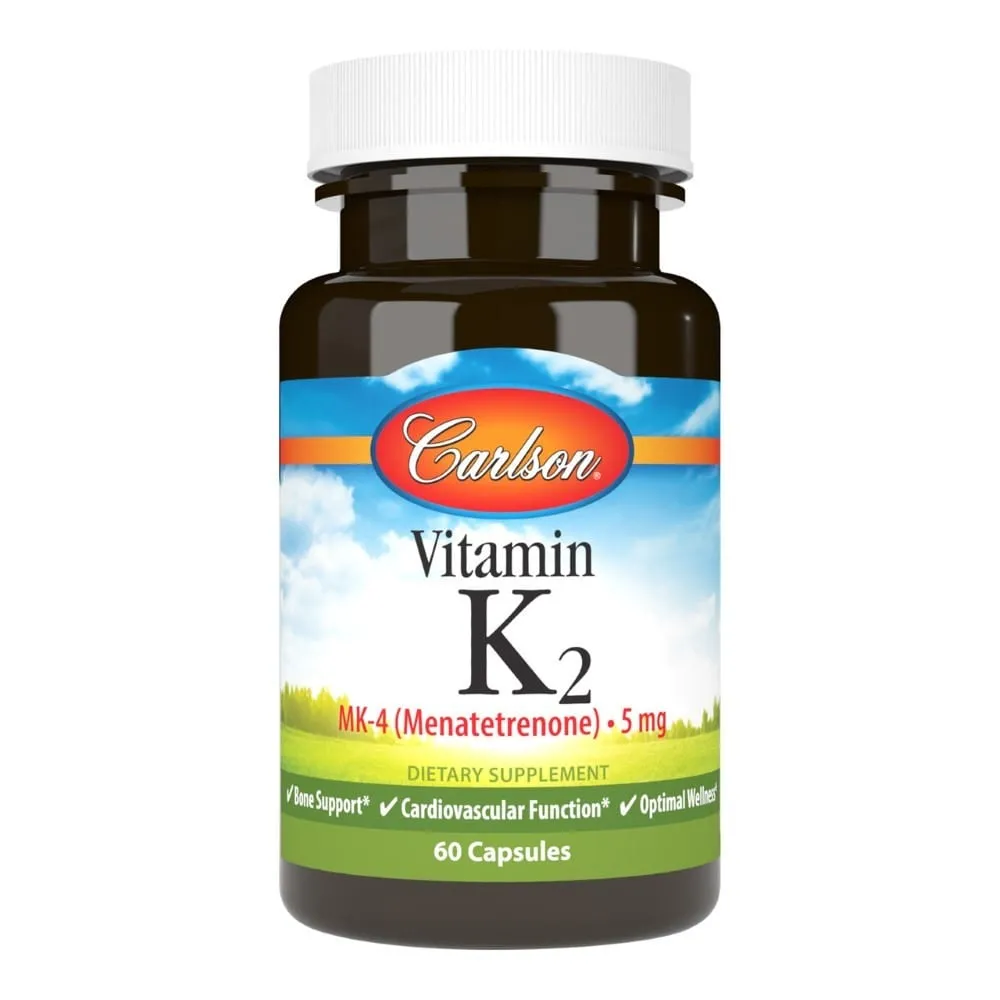 Carlson Labs Vitamina K2 (MK-4) 5 mg - 60 cápsulas