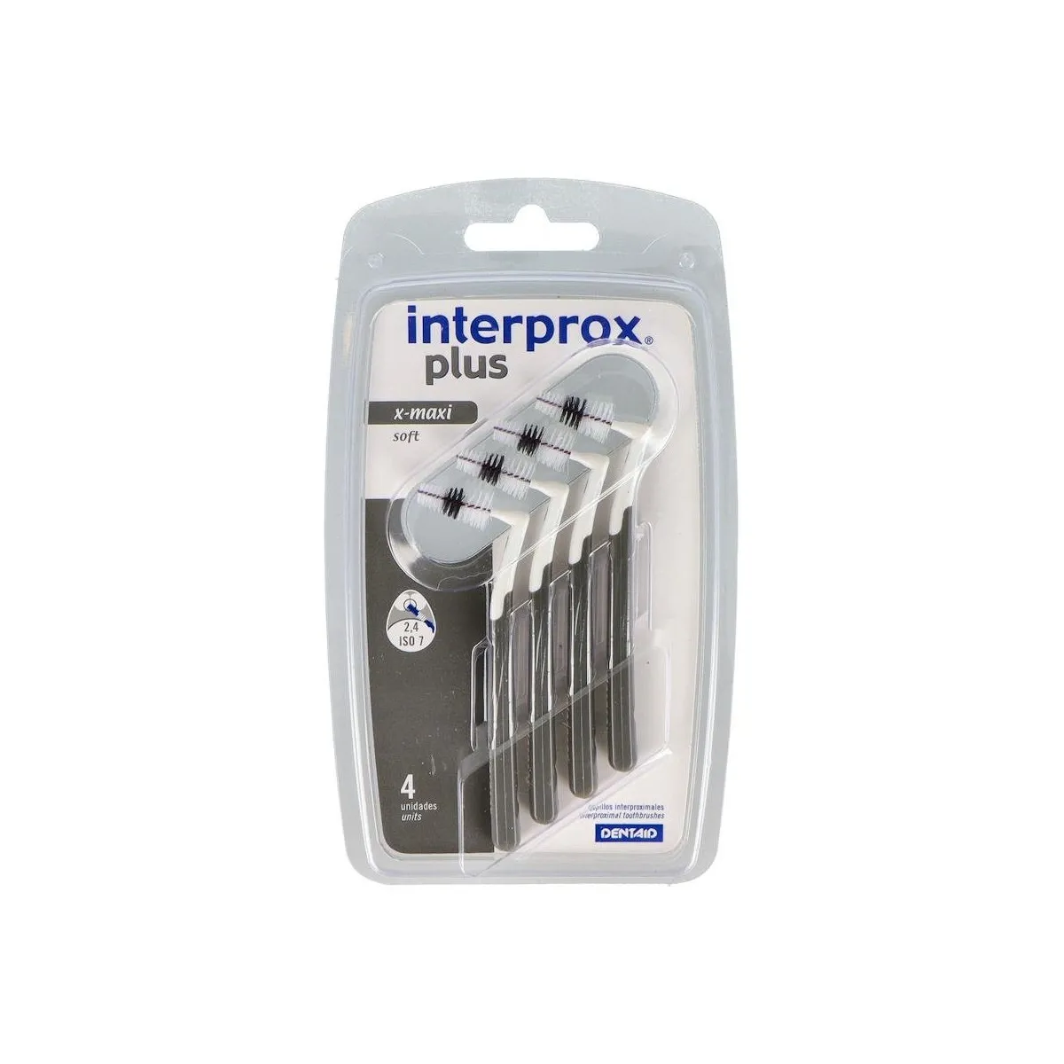 Cepillo Interdental Interprox 2g X- Plus Maxi Angu Negro 4 U