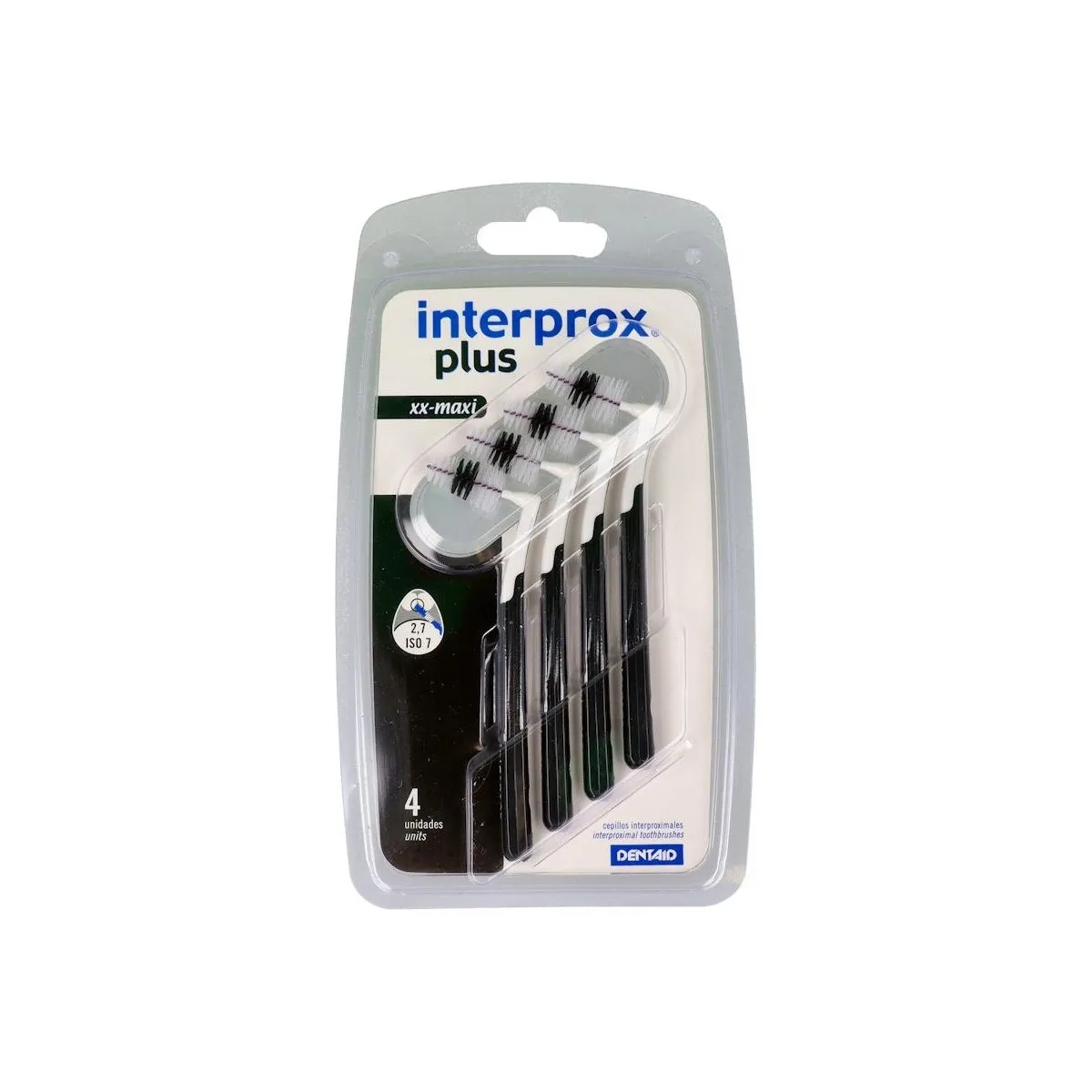 Cepillo Interdental Interprox 2g Xx- Plus Maxi Angu Negro 4 U