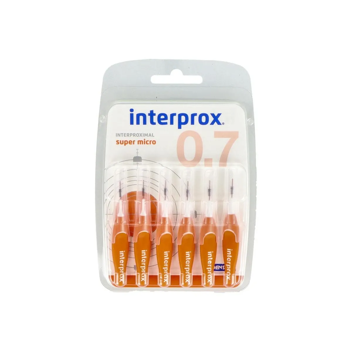 Cepillo Interdental Interprox 4g Sup-Micro Recto Naranja 6 U