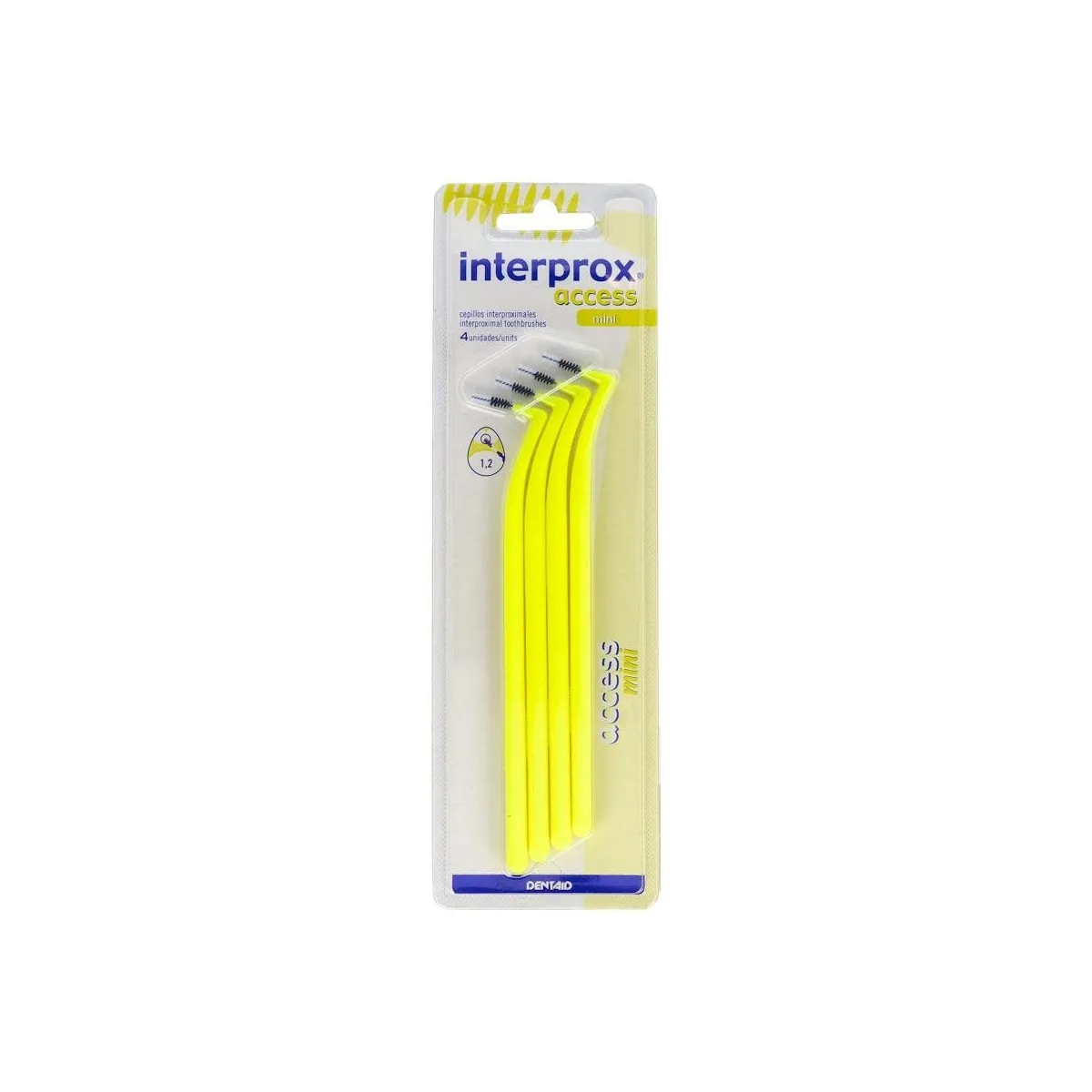 Cepillo Interdental Interprox Access Mini Angu Amarillo 4 U