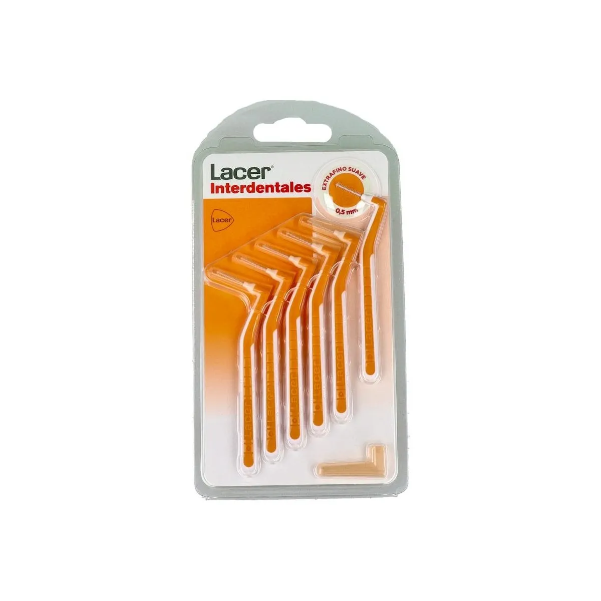 Cepillo Interdental Lacer Extrafino Angu Suave Naranja 6 U