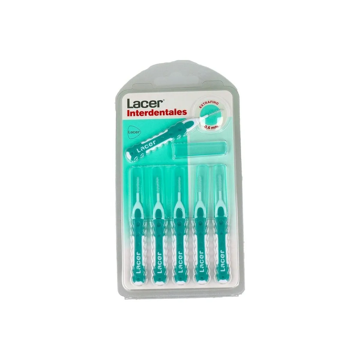 Cepillo Interdental Lacer Extrafino Recto Turquesa 6 U