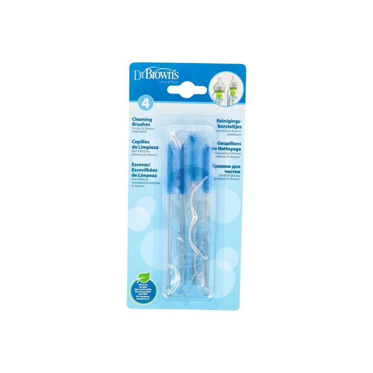 Cepillo Limpiabibero Dr Brown's 4u