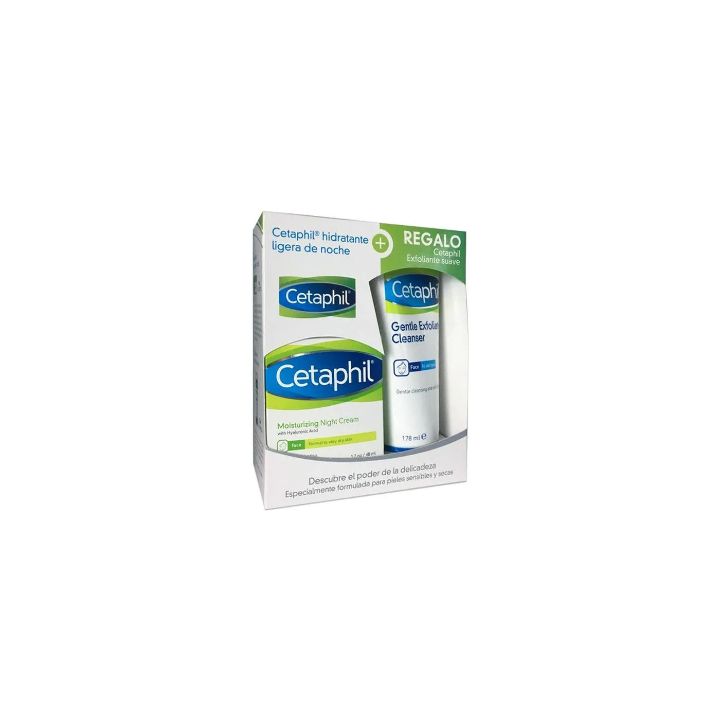 Cetaphil Hidratante Noche 48 g Exfoliante Suave