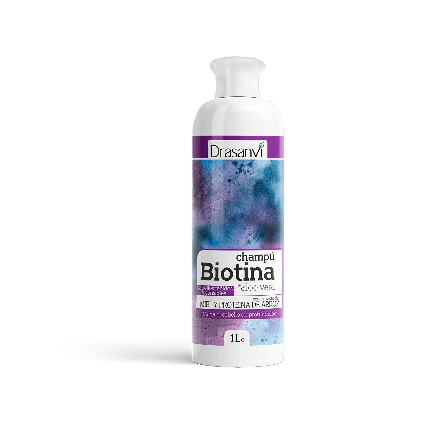 Champu Biotina Y Aloe Vera Cabello Teñidos Y Sensibles 1l Bote Drasanvi