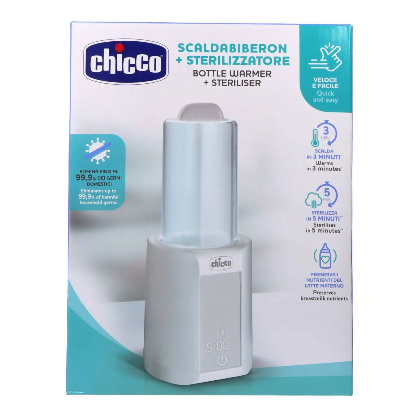 Chicco Calienta Biberones Y Esterilizador