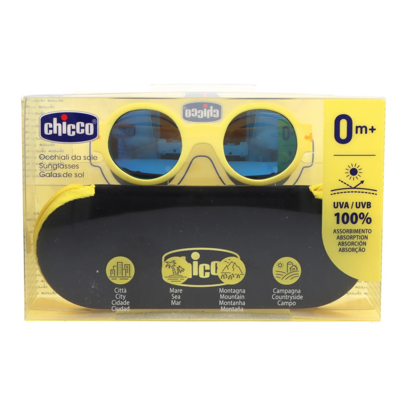 Chicco Gafas De Sol Amarillas 0m