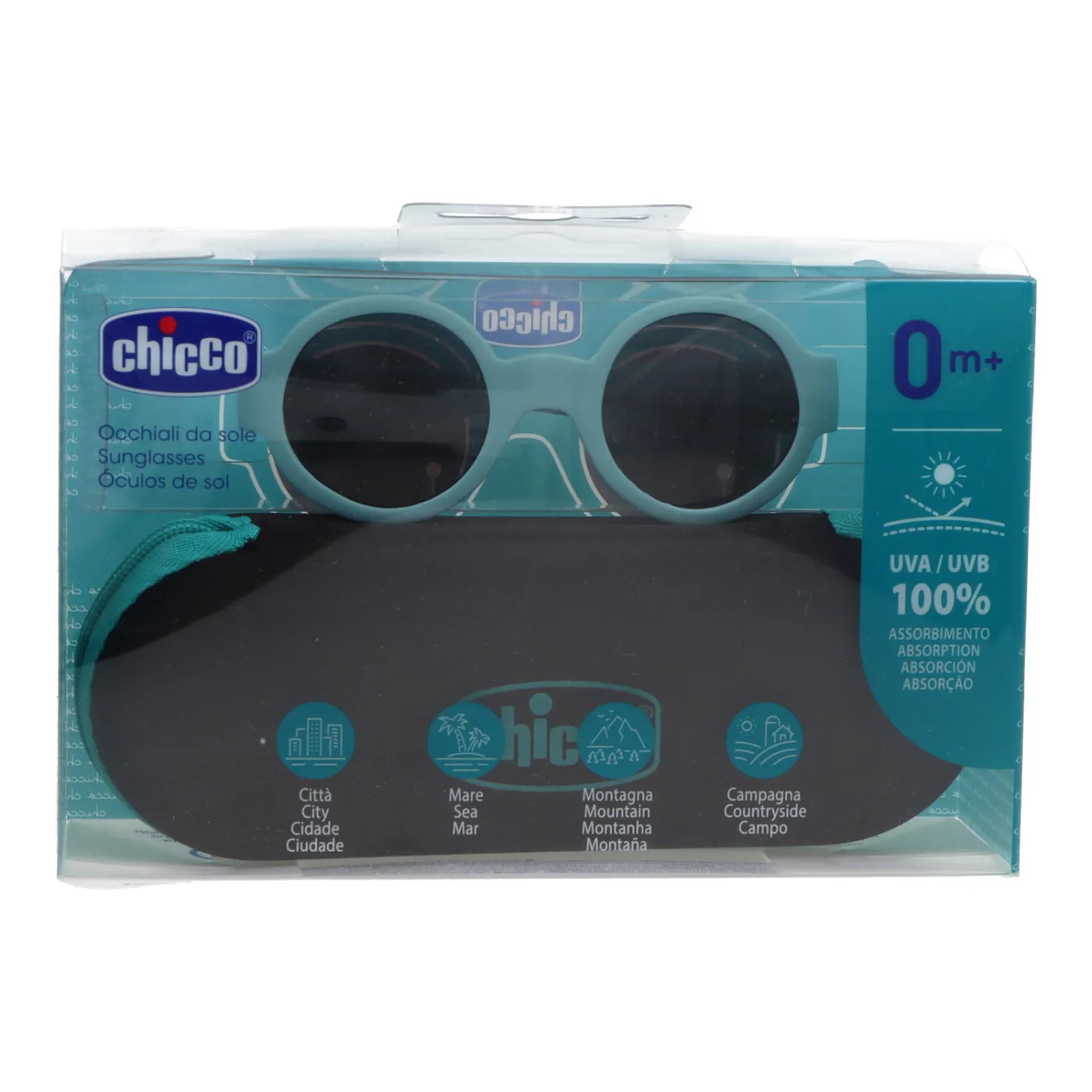 Chicco Gafas De Sol Azules 0m