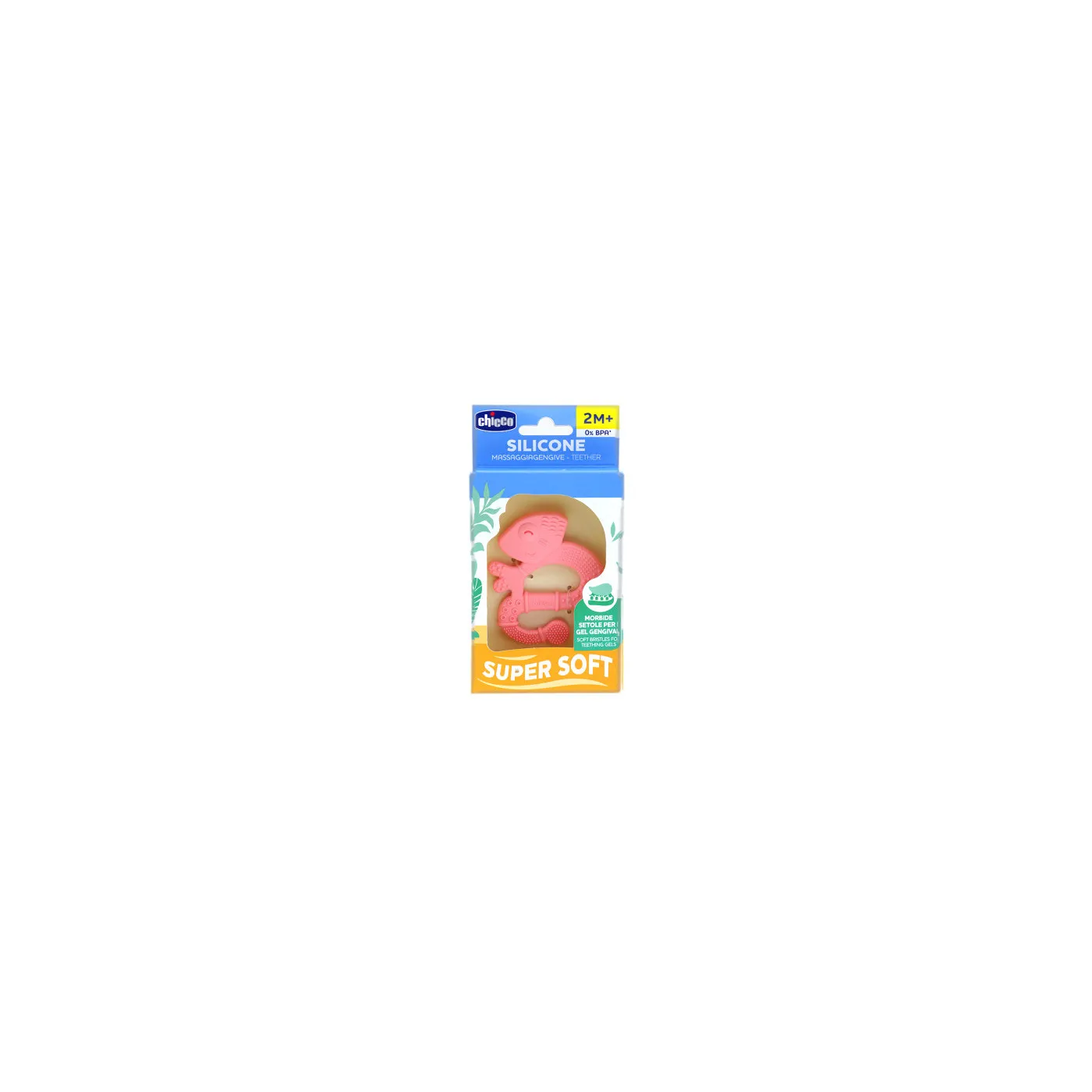Chicco Mordedor Supersoft Iguana Rosa 2m