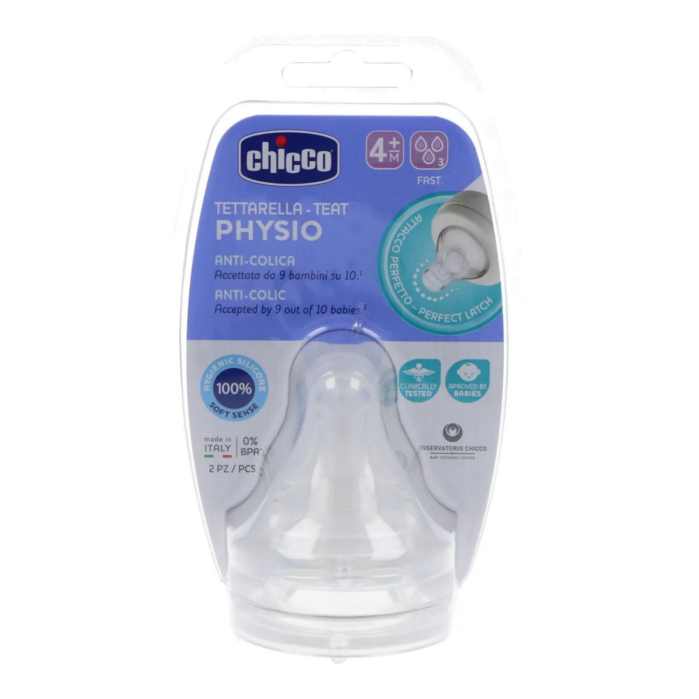 Chicco Tetina Physio Anticolica Silicona Flujo R