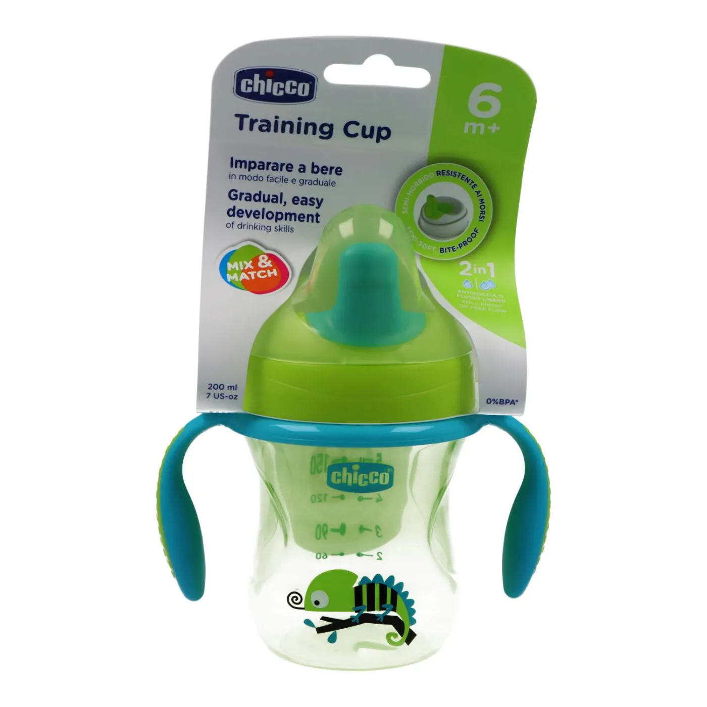 Chicco Vaso Entrenamiento 6m Niño 200 ml