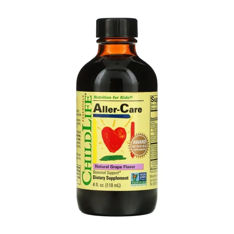 ChildLife Aller-Care Vitamina Líquida C, Uva - 118 ml