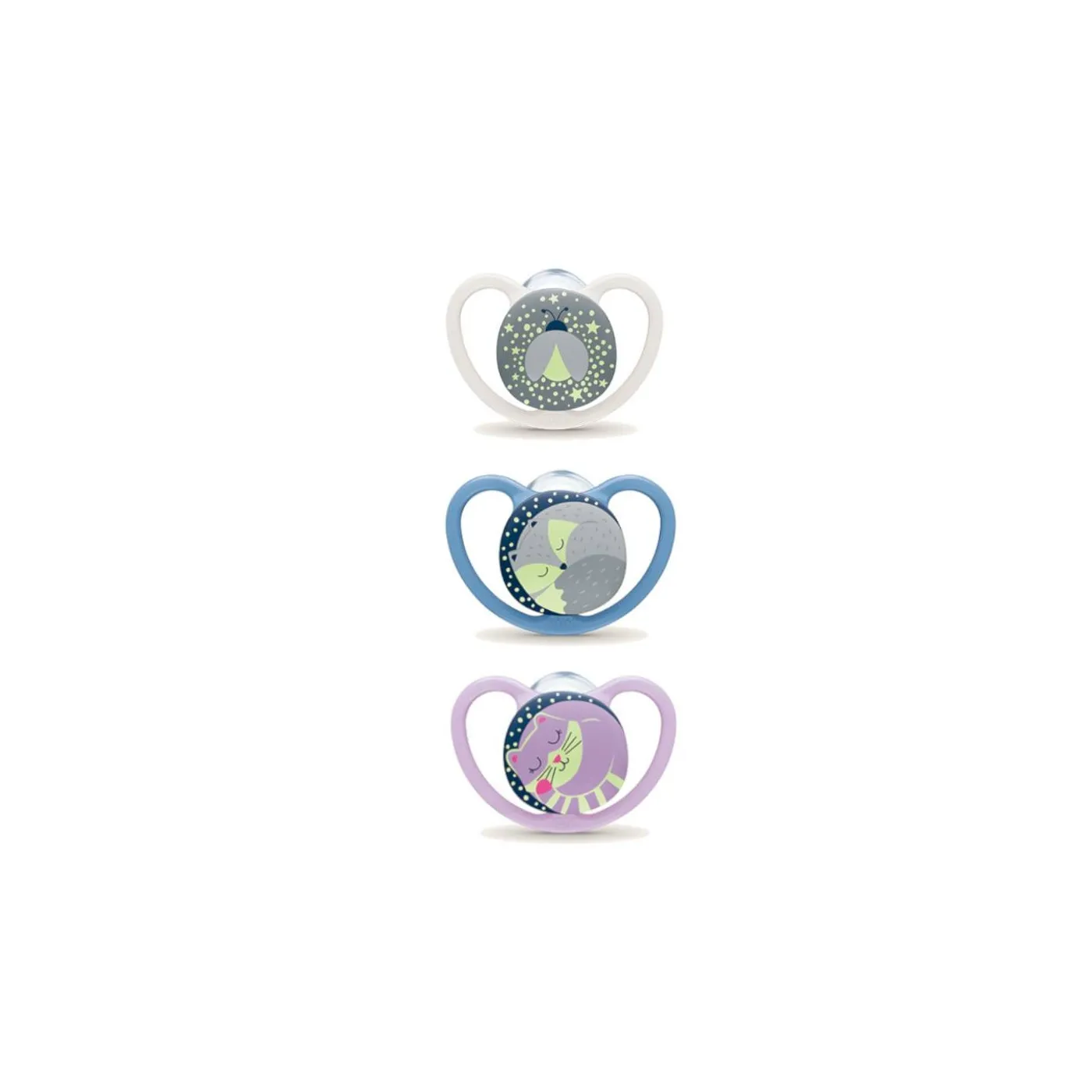 Chupete Nuk Space Night Sil 618m