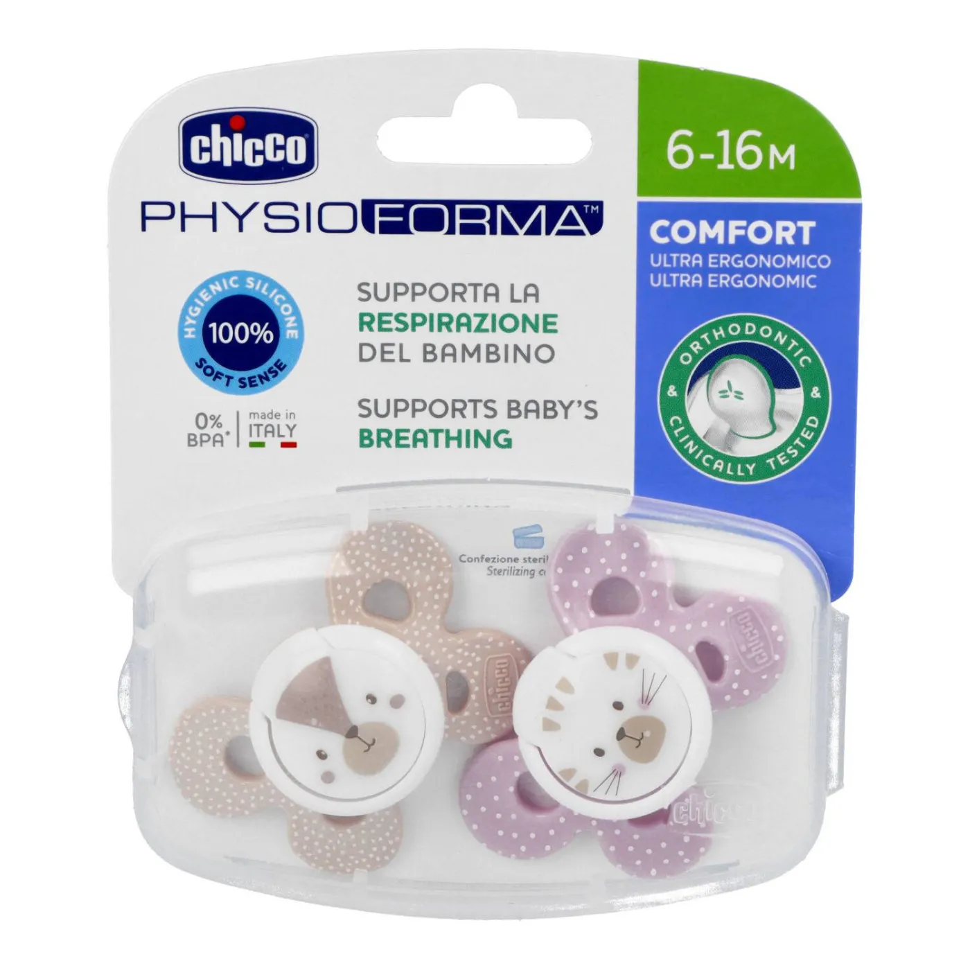 Chupete Silicona Chicco Physio Comfort Niña 616