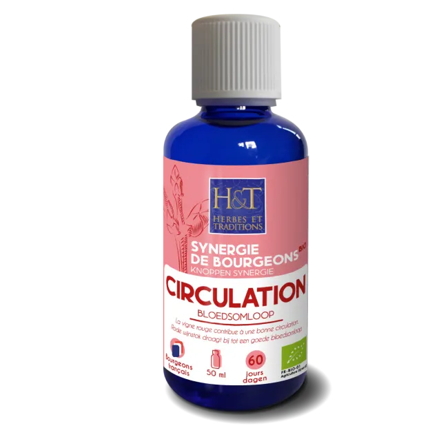 Sinergia de cogollos circulatorios-50ml-Herbes et Traditions