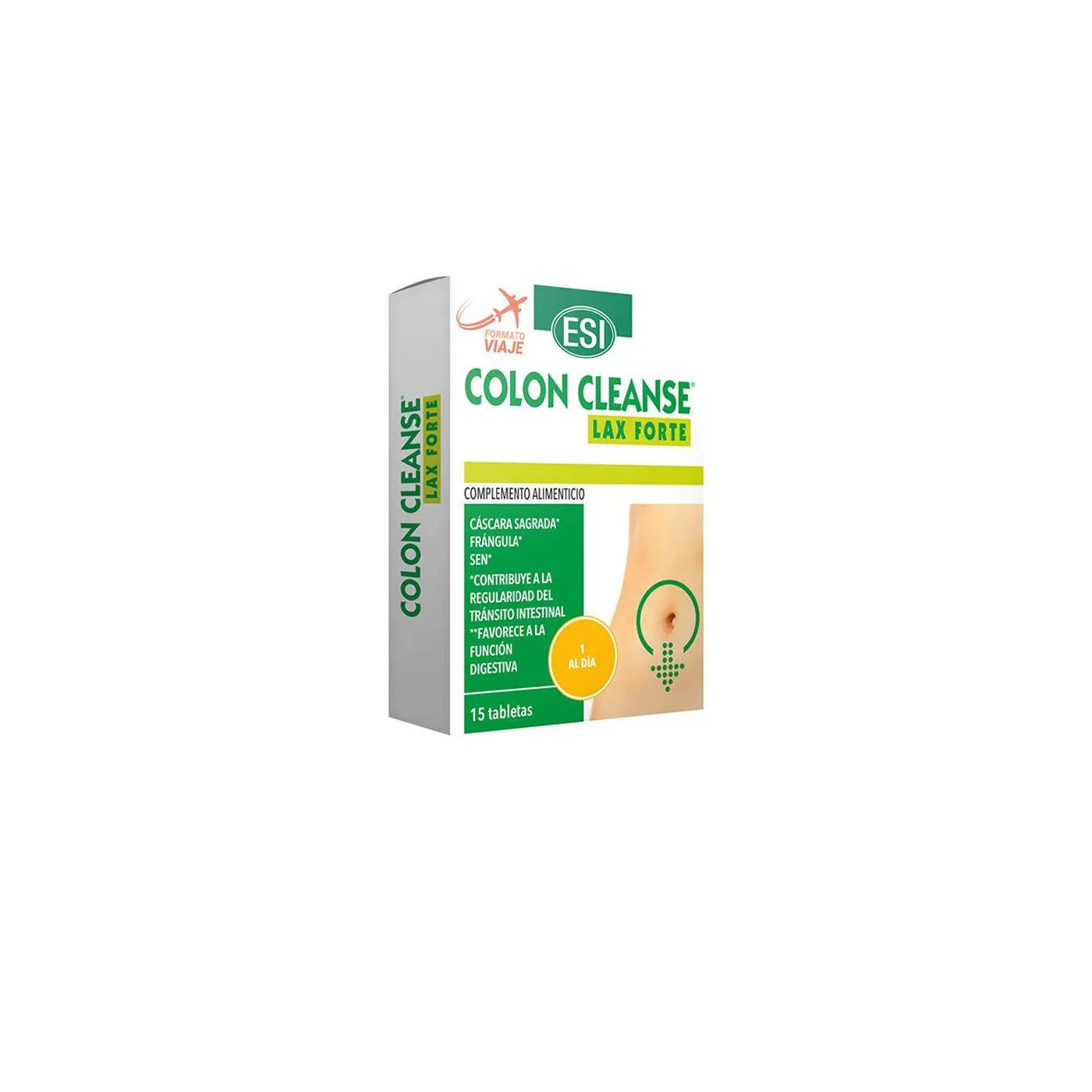 Colon Cleanse Lax Forte Esi 15 Tabletas Viaje