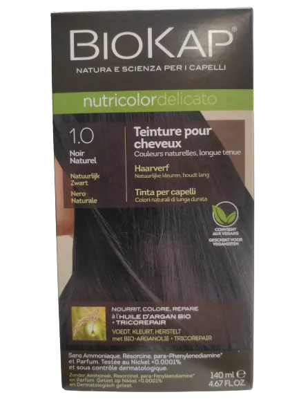 Nutricolor Delicato 1.0-Negro Natural-140ml-Biokap