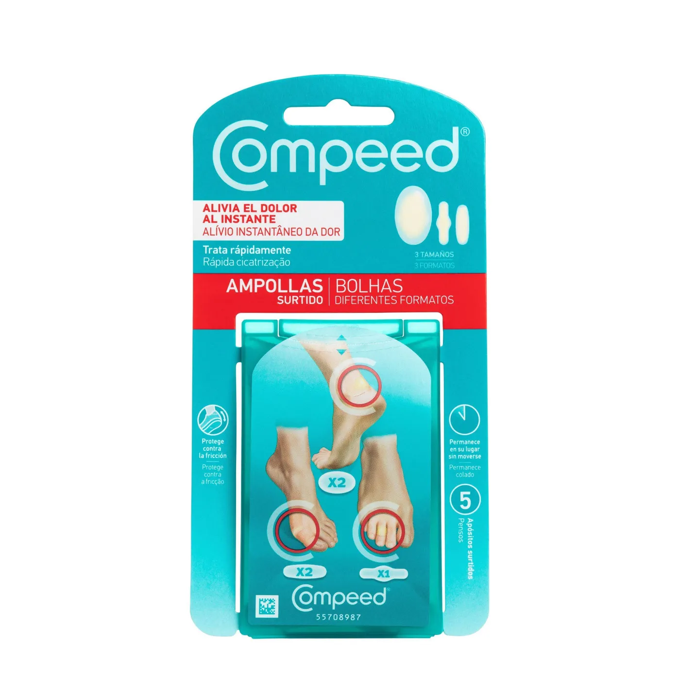 Compeed Ampollas Hidrocoloide Surtido 5 Uds