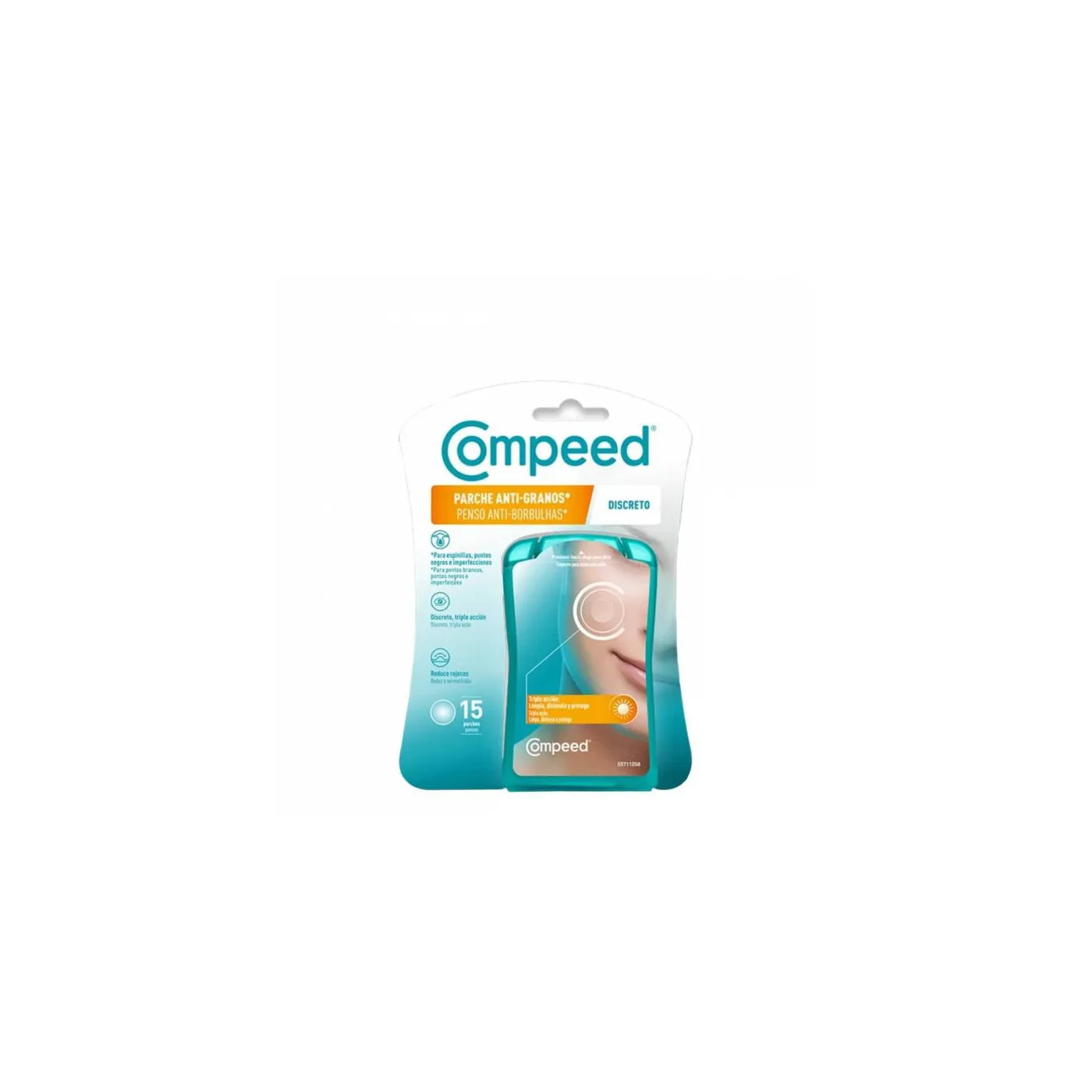 Compeed Parche Antigranos Discreto Triple Accion